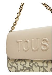 Tous - TOUS Torebka Kaos Icon 2002185451 Beżowy. Kolor: beżowy. Materiał: skórzane #4