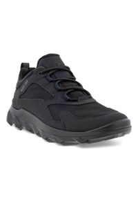 ecco - Buty do chodzenia męskie Ecco Mx Gtx Low. Zapięcie: sznurówki. Kolor: czarny. Materiał: syntetyk, tkanina, materiał. Szerokość cholewki: normalna. Sport: turystyka piesza