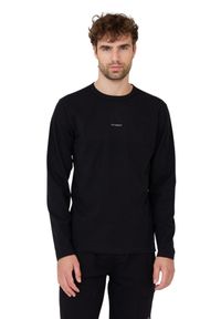 C.P. Company - C.P. COMPANY Czarny męski bawełniany longsleeve, Rozmiar XL. Kolor: czarny. Materiał: bawełna. Długość rękawa: długi rękaw #3