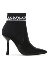 Karl Lagerfeld - KARL LAGERFELD Botki KL31353 Czarny. Kolor: czarny #1