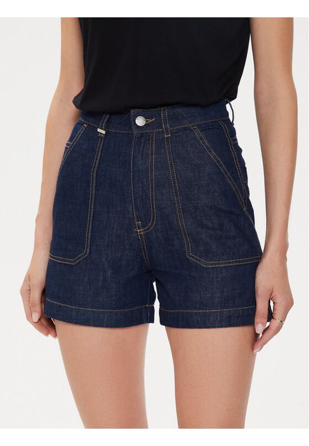 United Colors of Benetton - United Colors Of Benetton Szorty jeansowe 42CLD9015 Granatowy Regular Fit. Kolor: niebieski. Materiał: bawełna