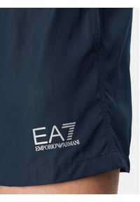 EA7 Emporio Armani Szorty kąpielowe 7M001677 AF13019 MB010 Granatowy Regular Fit. Kolor: niebieski. Materiał: syntetyk #5