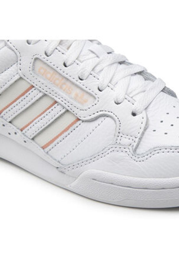Adidas - adidas Sneakersy Continental 80 Stripes W GX4432 Biały. Kolor: biały. Materiał: skóra