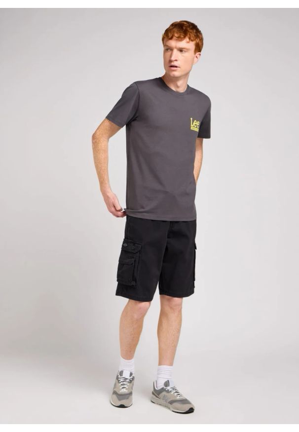 Lee - MESKIE SZORTY LEE WYOMING CARGO BLACK 112333740