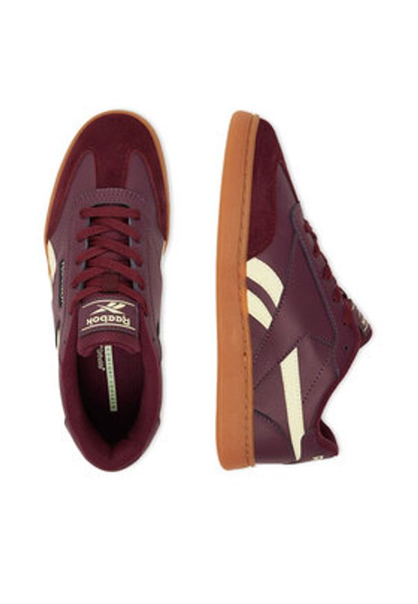 Reebok Sneakersy CEO-FORTE LOUNGER AR30252W-RY Bordowy. Kolor: czerwony. Materiał: skóra