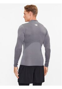 Under Armour T-Shirt Ua Hg Armour Comp Mock Ls 1369606 Szary Compression Fit. Kolor: szary. Materiał: syntetyk #3