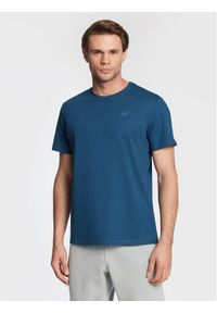 4f - T-Shirt 4F. Kolor: niebieski. Materiał: bawełna #1