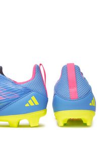 Adidas - adidas Buty do piłki nożnej F50 League Laceless Firm/Multi-Ground IE3742 Granatowy. Kolor: niebieski. Materiał: materiał #5