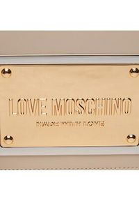 Love Moschino - LOVE MOSCHINO Torebka JC4357PP0IK1211A Beżowy. Kolor: beżowy. Materiał: skórzane #4