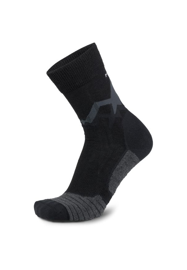MEINDL - Skarpety trekkingowe męskie Meindl MT3.5 Men z wełną merino. Kolor: czarny. Materiał: wełna. Sport: outdoor