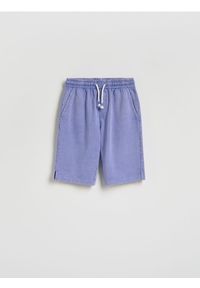 Reserved - Bawełniane szorty bermudy - fioletowy. Kolor: fioletowy. Materiał: bawełna
