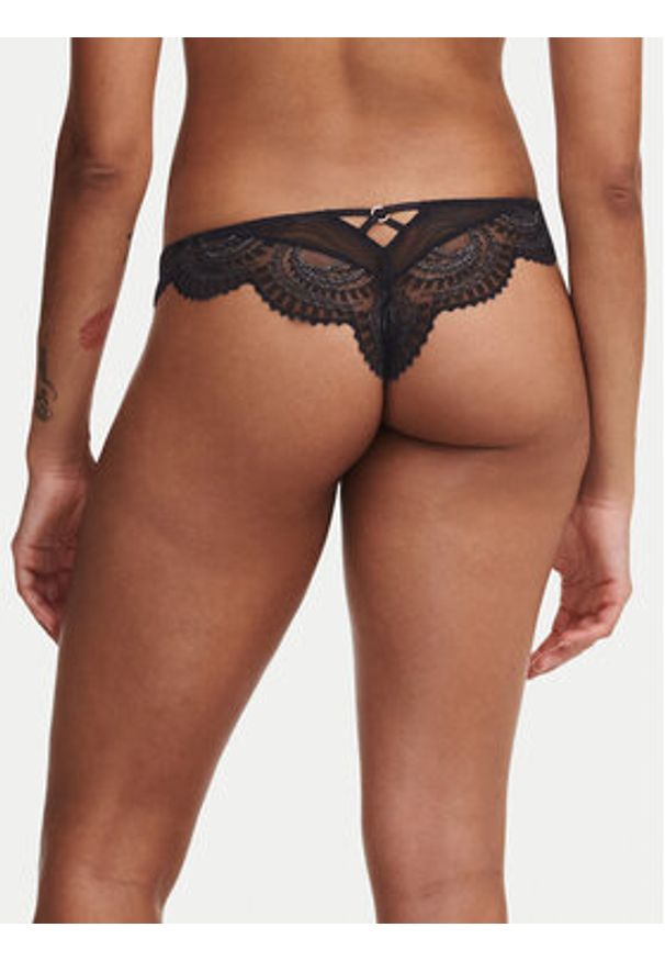 Chantelle Figi brazylijskie Mystic C11YG0 Czarny. Kolor: czarny. Materiał: syntetyk