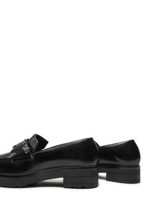 Patrizia Pepe Loafersy 2Z0014/L084-K103 Czarny. Kolor: czarny. Materiał: skóra