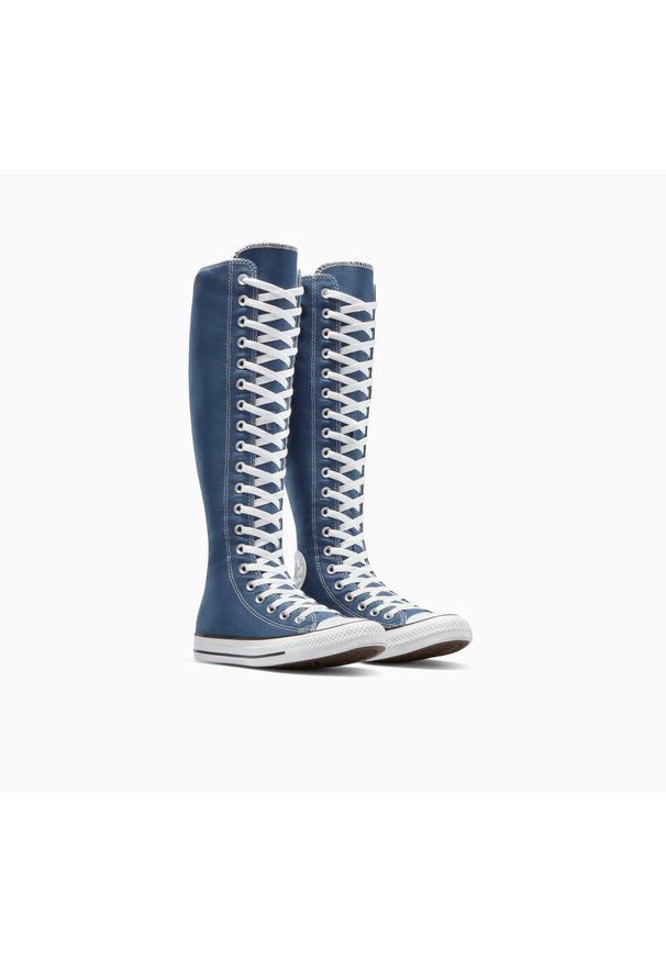 Buty sportowe damskie Converse Chuck Taylor All Star. Kolor: niebieski. Materiał: tkanina. Styl: sportowy