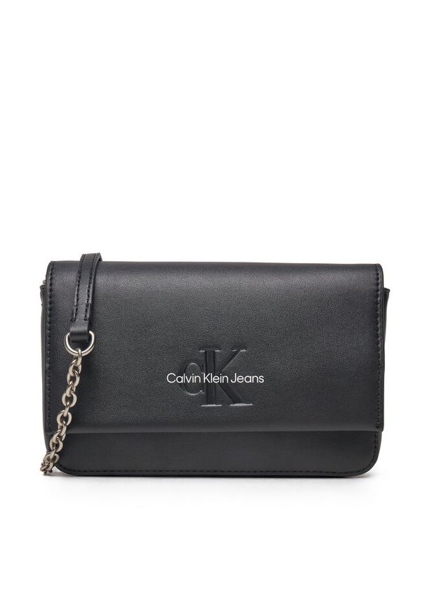 Torebka Calvin Klein Jeans. Kolor: czarny
