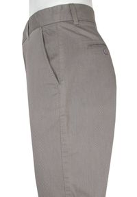 Spodnie Męskie Ravanelli - Slim Fit - Beżowe. Kolor: brązowy, beżowy, wielokolorowy. Materiał: poliester, bawełna