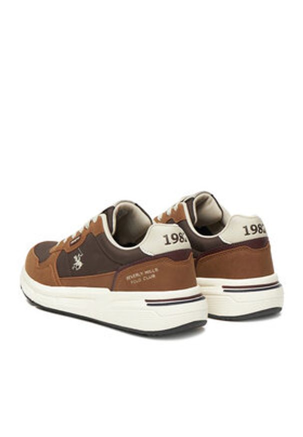 Beverly Hills Polo Club Sneakersy CEO-V5-MARCO Brązowy. Kolor: brązowy. Materiał: materiał