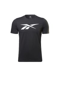 Reebok - Koszulka T-shirt męska REEBOK bawełna. Kolor: czarny. Materiał: bawełna #1