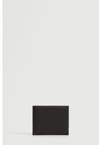 Mango Man - Portfel CLAELAS. Kolor: czarny. Materiał: materiał. Wzór: gładki #1