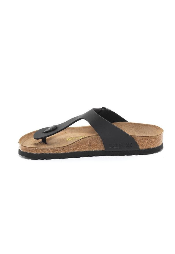 Japonki damskie Birkenstock 043691. Zapięcie: bez zapięcia. Kolor: czarny. Materiał: syntetyk, tkanina, materiał. Sezon: lato. Sport: turystyka piesza