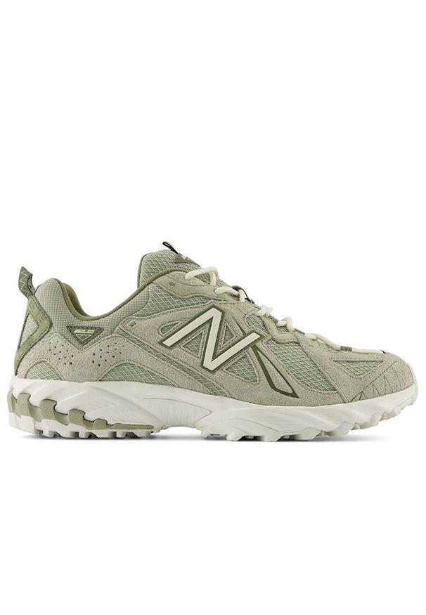 Buty New Balance ML610TOD - zielone. Kolor: zielony. Materiał: guma, syntetyk, materiał. Szerokość cholewki: normalna. Sezon: lato