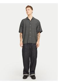 Jack & Jones - Jack&Jones Koszula Marshall 12271103 Czarny Wide Fit. Kolor: czarny. Materiał: wiskoza #3