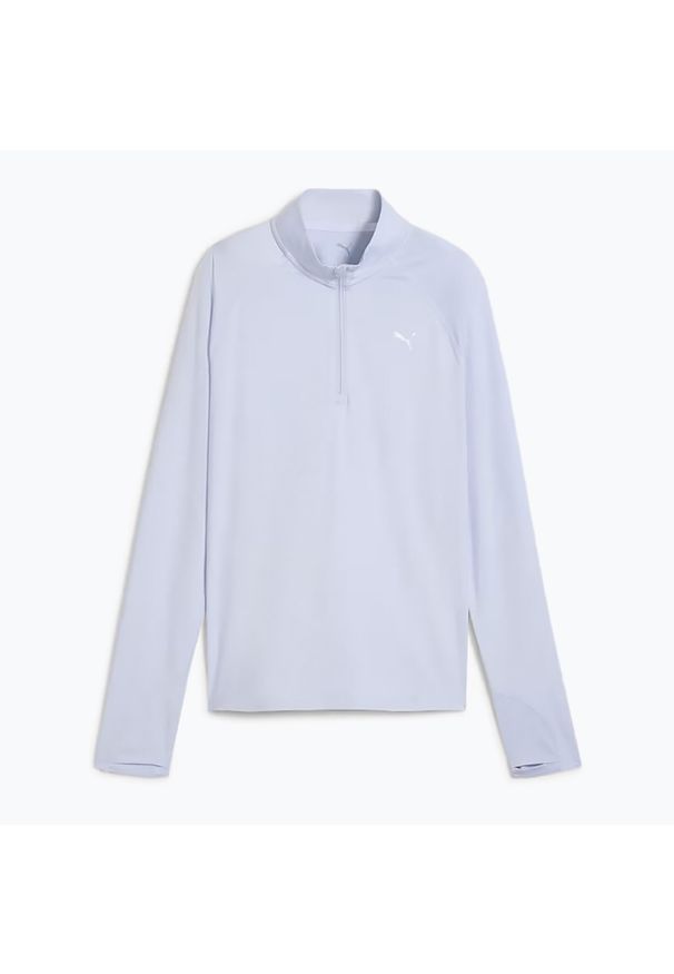Puma - Bluza do biegania damska PUMA Run Velocity Cloudspun 1/4 Zip. Kolor: niebieski. Sport: bieganie