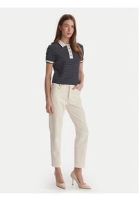 Guess Polo W6GP17 K2946 Granatowy Regular Fit. Typ kołnierza: polo. Kolor: niebieski. Materiał: wiskoza #5