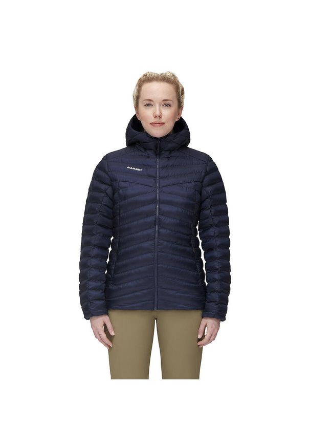 Kurtka ocieplana damska Mammut Albula IN Hooded. Kolor: niebieski, wielokolorowy, czarny. Sezon: zima. Styl: sportowy