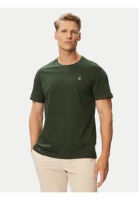 Beverly Hills Polo Club T-Shirt P-SS26M-TS41740 Zielony Regular Fit. Typ kołnierza: polo. Kolor: zielony. Materiał: bawełna #1
