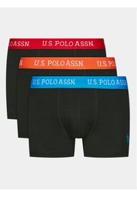 U.S. Polo Assn. Komplet 3 par bokserek 80253 Czarny. Kolor: czarny. Materiał: bawełna