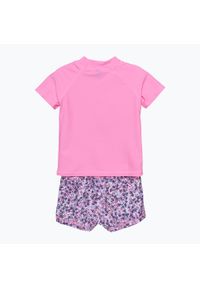 COLOR KIDS - Koszulka + szorty do pływania dziecięce Color Kids Set. Kolor: różowy
