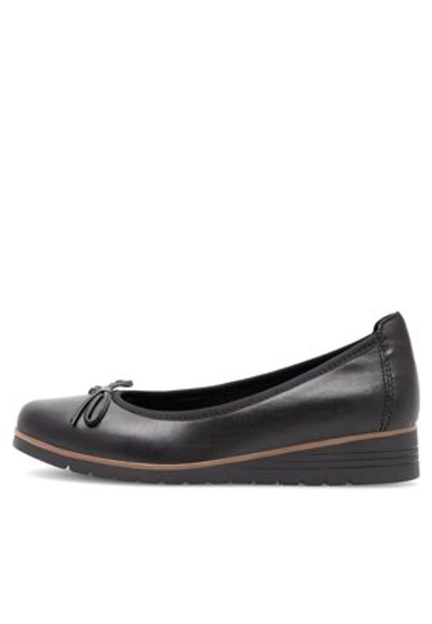 Lasocki Baleriny EST-TOMBA-01 Czarny. Kolor: czarny. Materiał: skóra