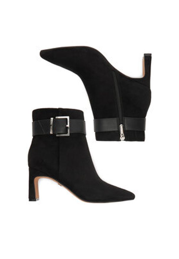 Nine West Botki CEO-LAMIA-01 Czarny. Kolor: czarny. Materiał: materiał, syntetyk