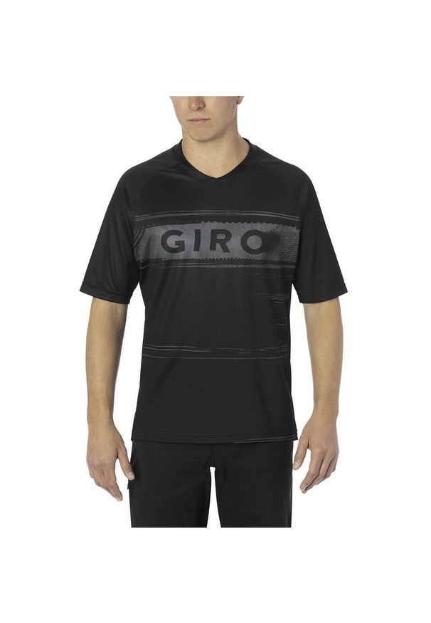GIRO - Jersey Giro Roust. Kolor: czarny. Materiał: jersey. Sport: kolarstwo