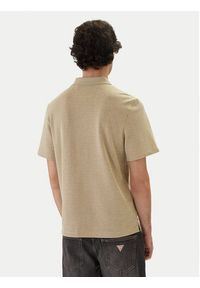Guess Koszula M6GP09 K3078 Beżowy Regular Fit. Kolor: beżowy. Materiał: syntetyk #3