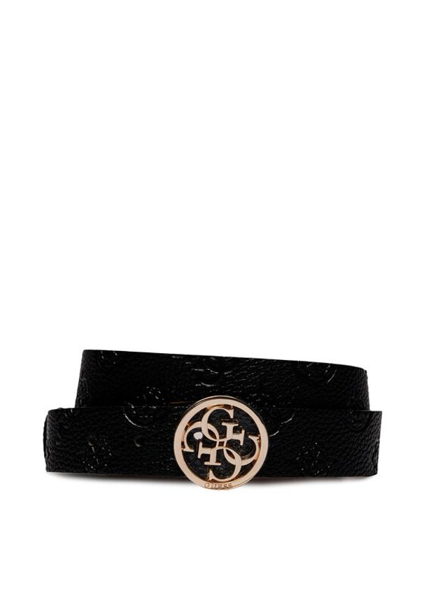 Guess Pasek Damski Izzy (JG) Belts BW9072 P4130 Czarny. Kolor: czarny. Materiał: skóra