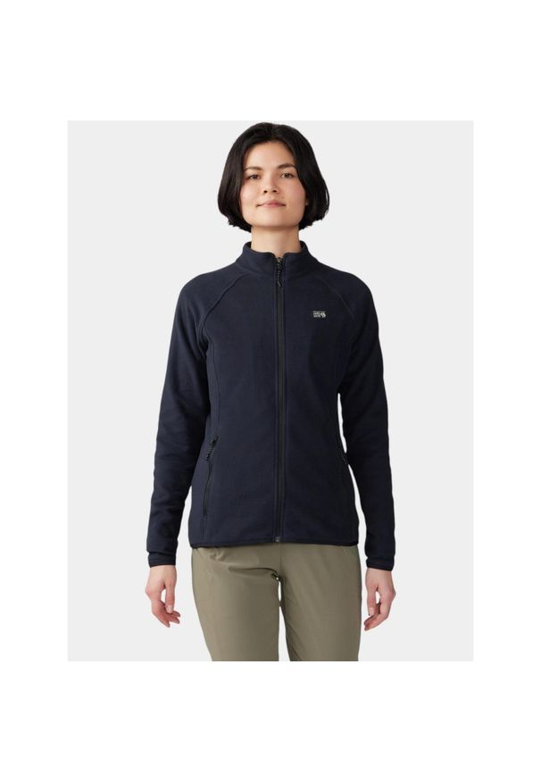 MOUNTAIN HARDWEAR - Sweter Damski Mountain Hardwear Microchill. Kolor: czarny. Materiał: materiał, polar. Sport: turystyka piesza