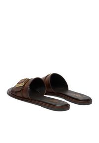 U.S. Polo Assn. Klapki EO-TEMPE001W/6L1 Brązowy ciemny. Kolor: brązowy. Materiał: skóra #4