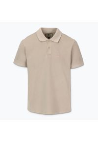 PITBULL - Koszulka polo męska Pitbull Washed Polo. Typ kołnierza: polo. Kolor: beżowy