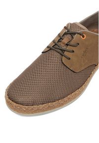 Rieker Espadryle CEO-B2648-64 Beżowy ciemny. Kolor: beżowy. Materiał: materiał #7