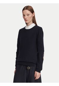 Barbour Sweter Pendle LKN1075NY91 Granatowy Regular Fit. Kolor: niebieski. Materiał: bawełna #1