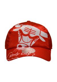 Czapka z daszkiem Mitchell & Ness NBA Chicago Bulls - HLUX1095-CBUYYPPPRED1. Kolor: czerwony