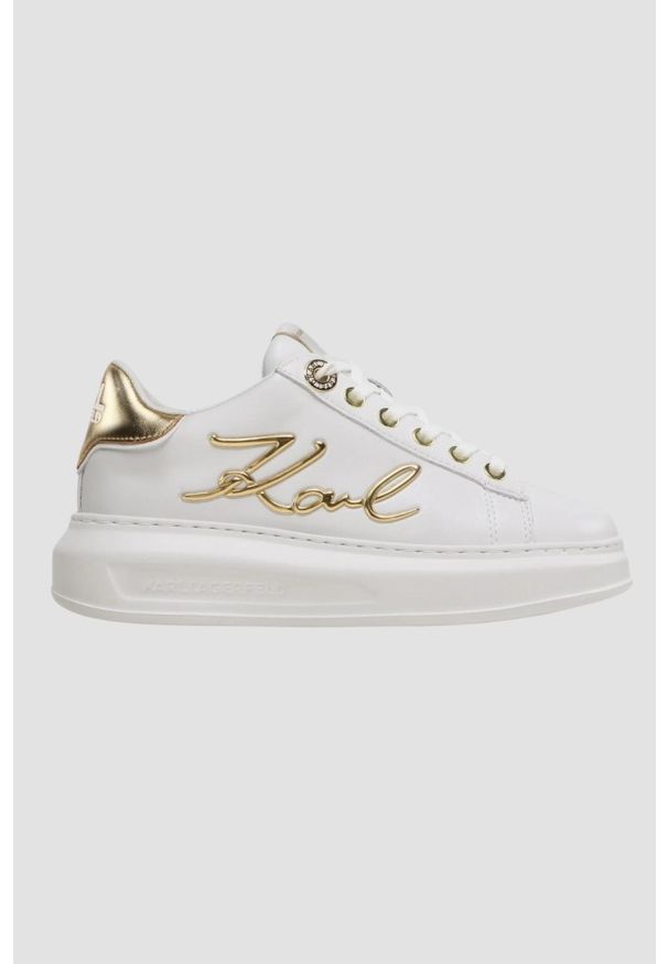 Karl Lagerfeld - KARL LAGERFELD Białe sneakersy Kapri Signia Lace, Rozmiar 41. Kolor: biały