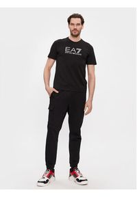 EA7 Emporio Armani T-Shirt 6RPT71 PJM9Z 1200 Czarny Regular Fit. Kolor: czarny. Materiał: bawełna #3