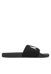 Armani Exchange Klapki XUP001 XV820 S277 Czarny. Kolor: czarny. Materiał: materiał