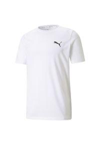 Podkoszulek Puma Active Small Logo, Biały, Mężczyźni. Kolor: biały. Materiał: materiał #1