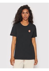 Maloja T-Shirt SalonetaM. 33406-1-8622 Czarny Regular Fit. Kolor: czarny. Materiał: bawełna