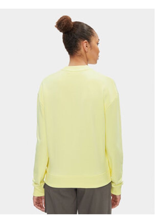 Calvin Klein Bluza Hero Logo K20K205450 Żółty Regular Fit. Kolor: żółty. Materiał: bawełna