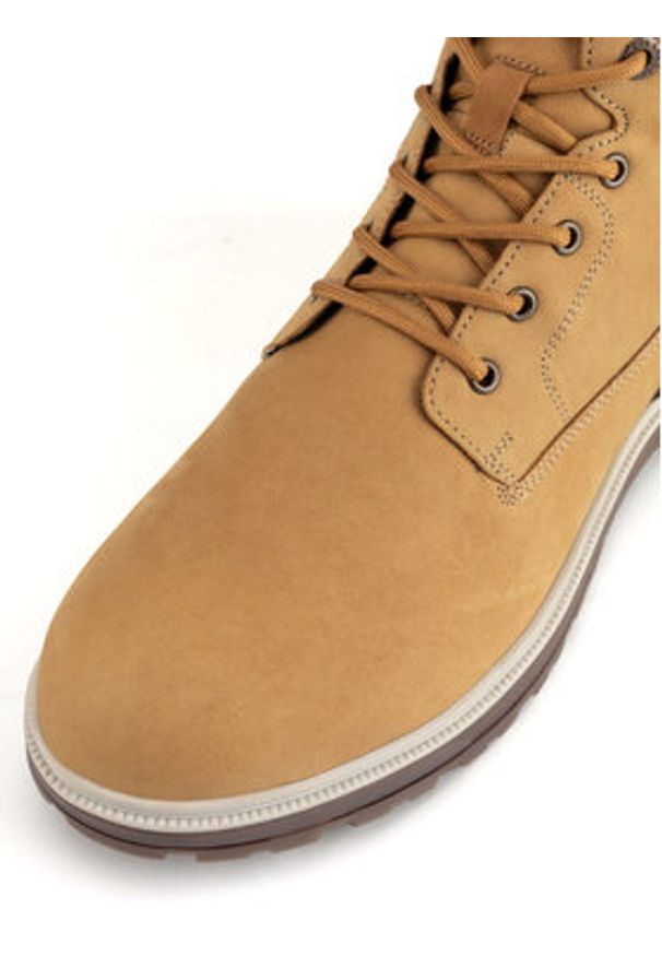 Lasocki Trapery KASTOR-01 MI24 Brązowy. Kolor: brązowy. Materiał: nubuk, skóra